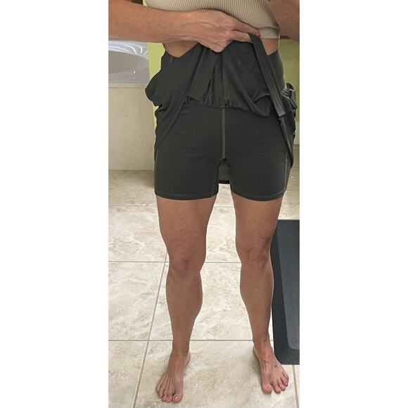 Alphalete NWT small Trace Skirt Dark Olive Green - Picture 8 of 11